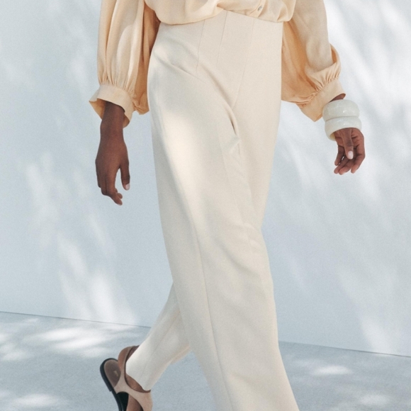 ZARA Women's ZW Collection Culottes(Sand, US M, L/EUR M, L) - Picture 2 of 10